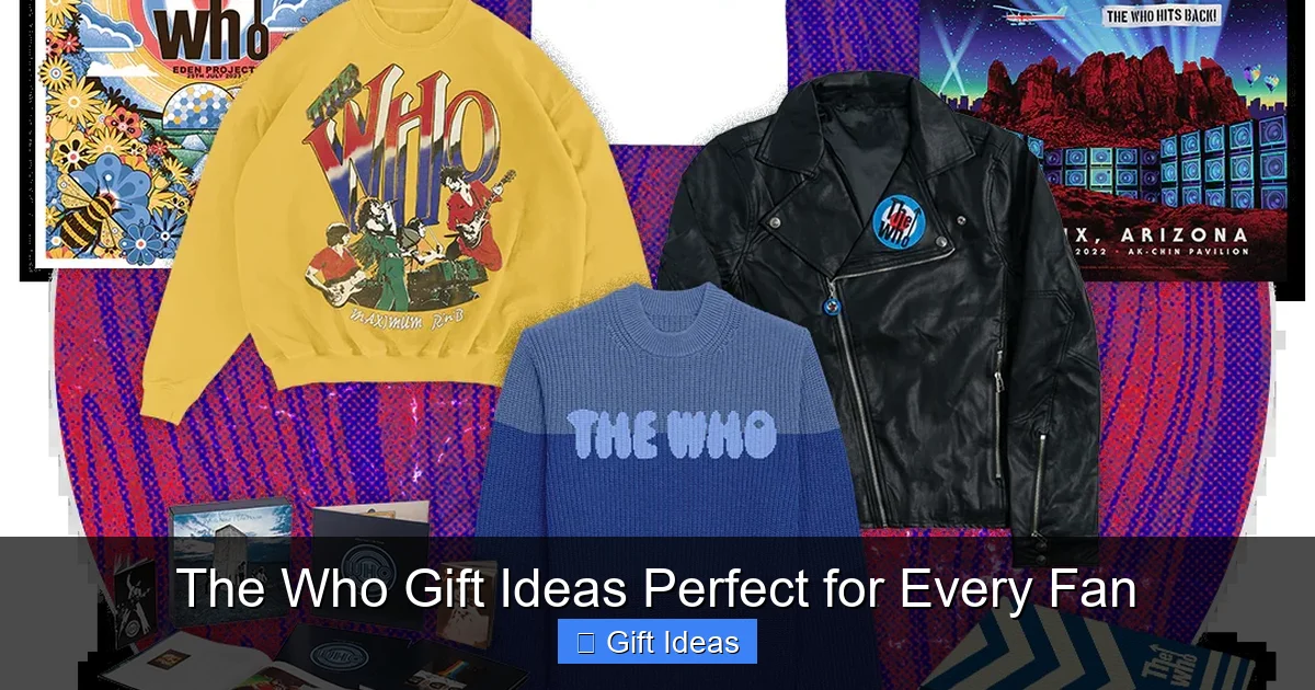 The Who Gift Ideas Perfect for Every Fan