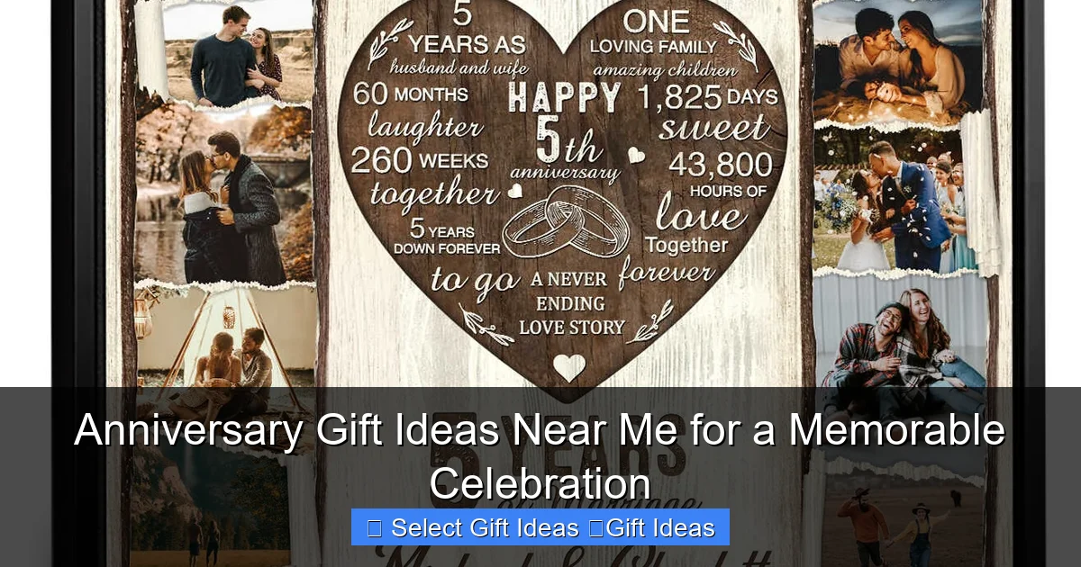 Anniversary Gift Ideas Near Me for a Memorable Celebration