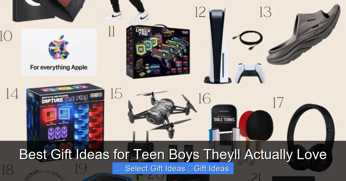 Best Gift Ideas for Teen Boys Theyll Actually Love