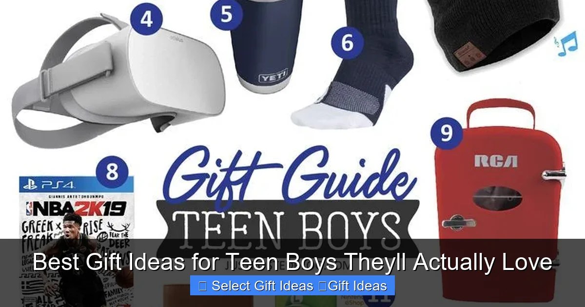 Best Gift Ideas for Teen Boys Theyll Actually Love