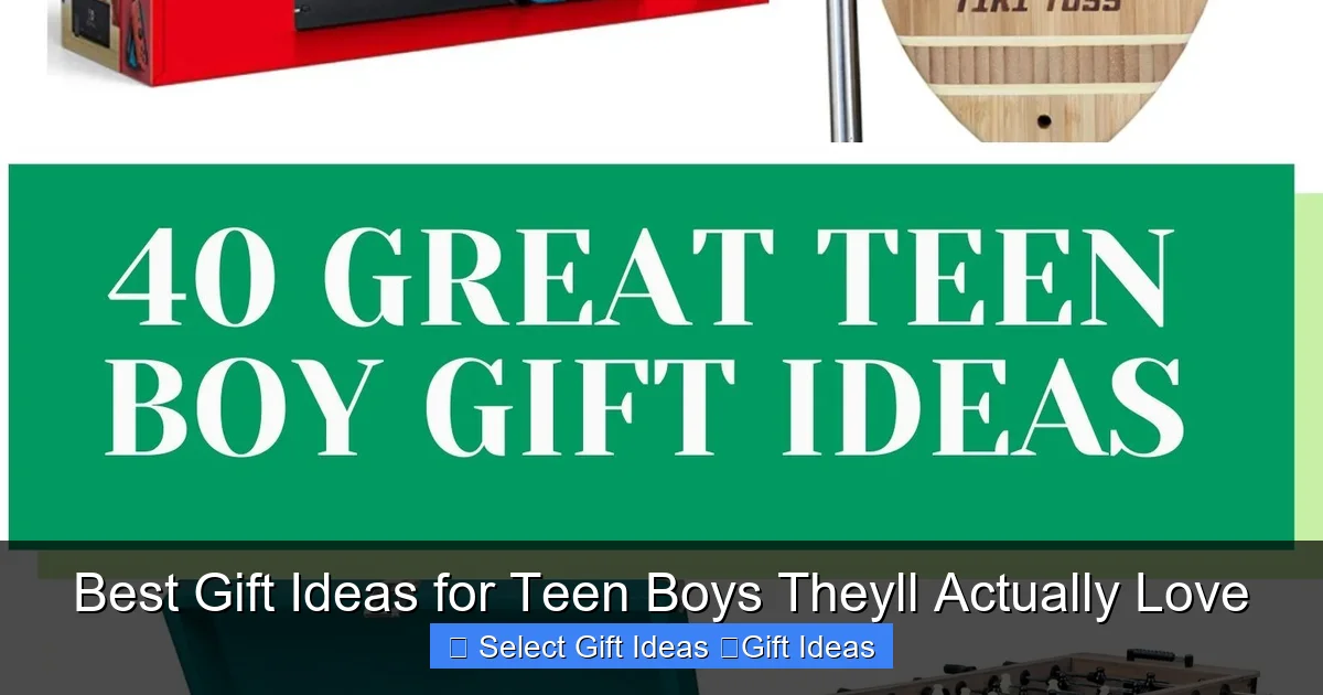 Best Gift Ideas for Teen Boys Theyll Actually Love