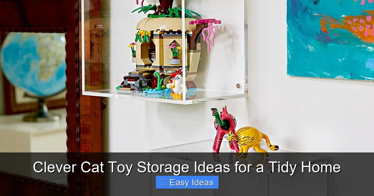 Clever Cat Toy Storage Ideas for a Tidy Home