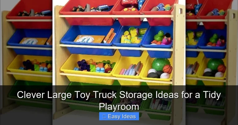 Clever Large Toy Truck Storage Ideas for a Tidy Playroom