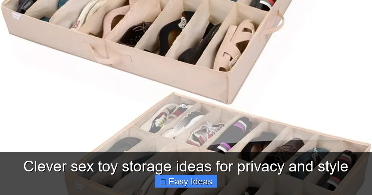 Clever sex toy storage ideas for privacy and style