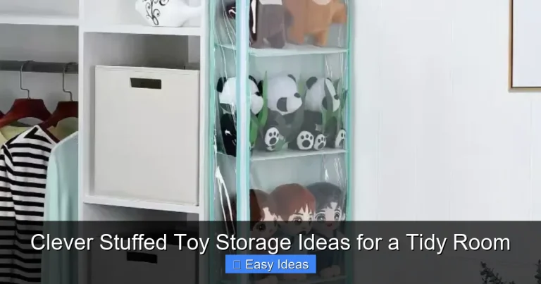 Clever Stuffed Toy Storage Ideas for a Tidy Room