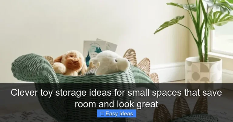 Clever toy storage ideas for small spaces that save room and look great