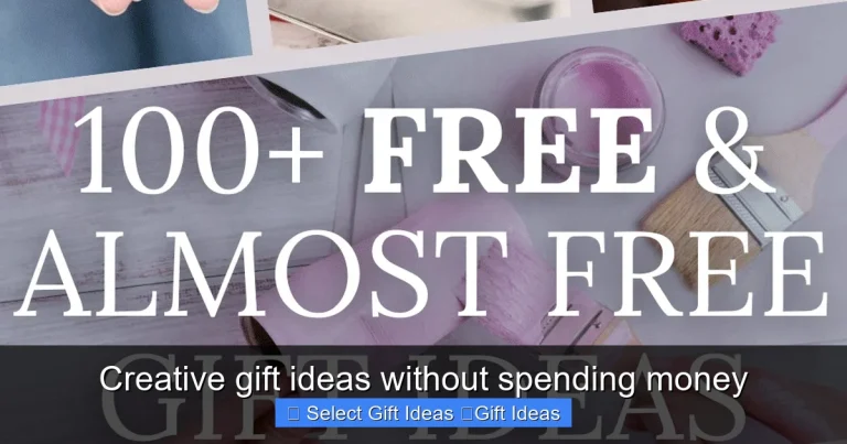 Creative gift ideas without spending money