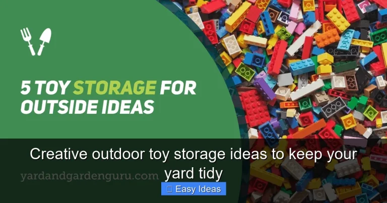 Creative outdoor toy storage ideas to keep your yard tidy