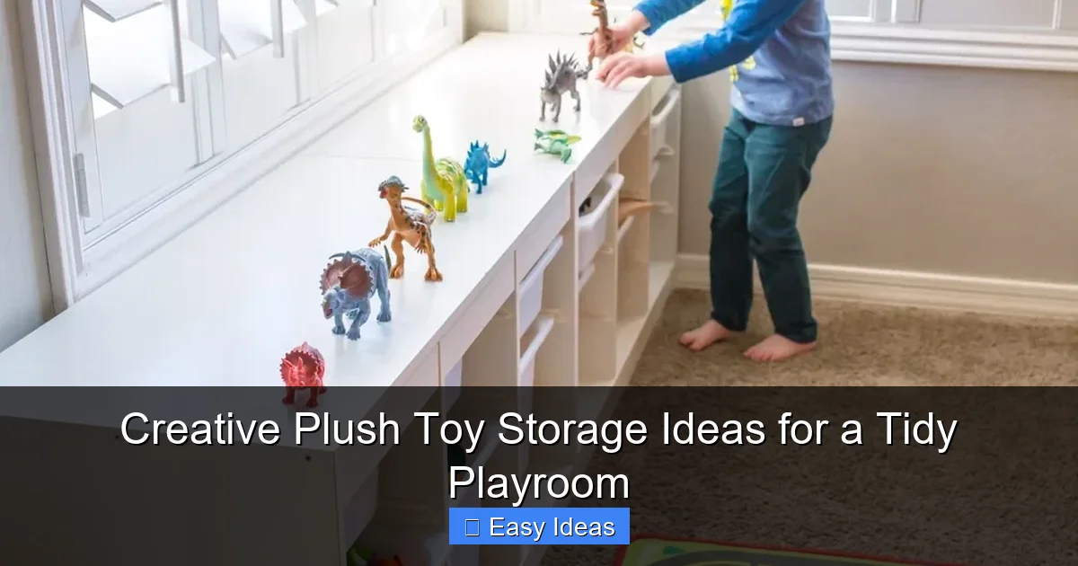 Creative Plush Toy Storage Ideas for a Tidy Playroom