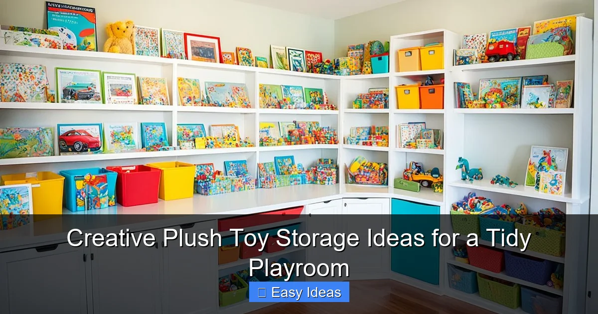 Creative Plush Toy Storage Ideas for a Tidy Playroom