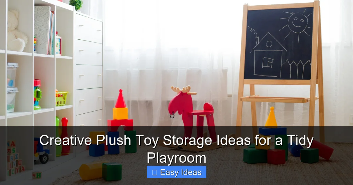 Creative Plush Toy Storage Ideas for a Tidy Playroom