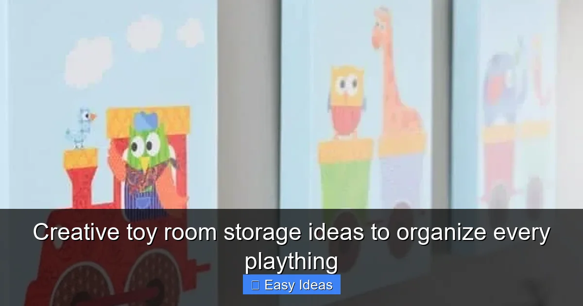 Creative toy room storage ideas to organize every plaything