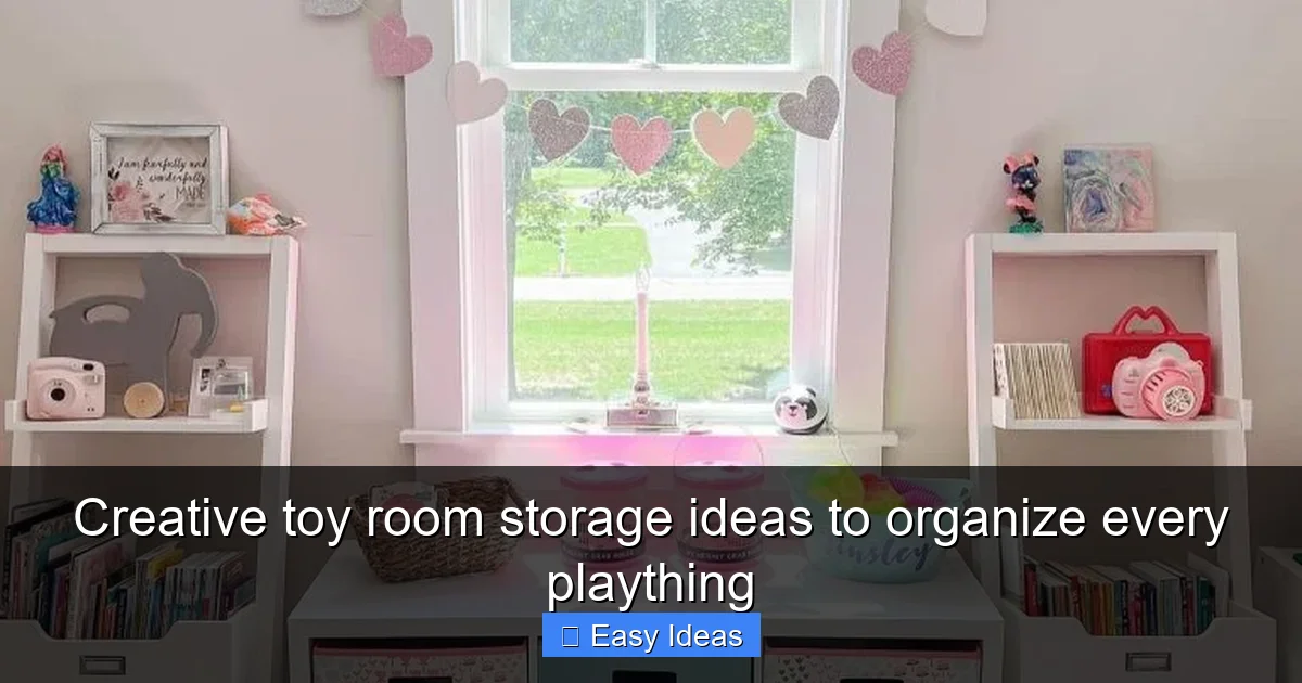 Creative toy room storage ideas to organize every plaything