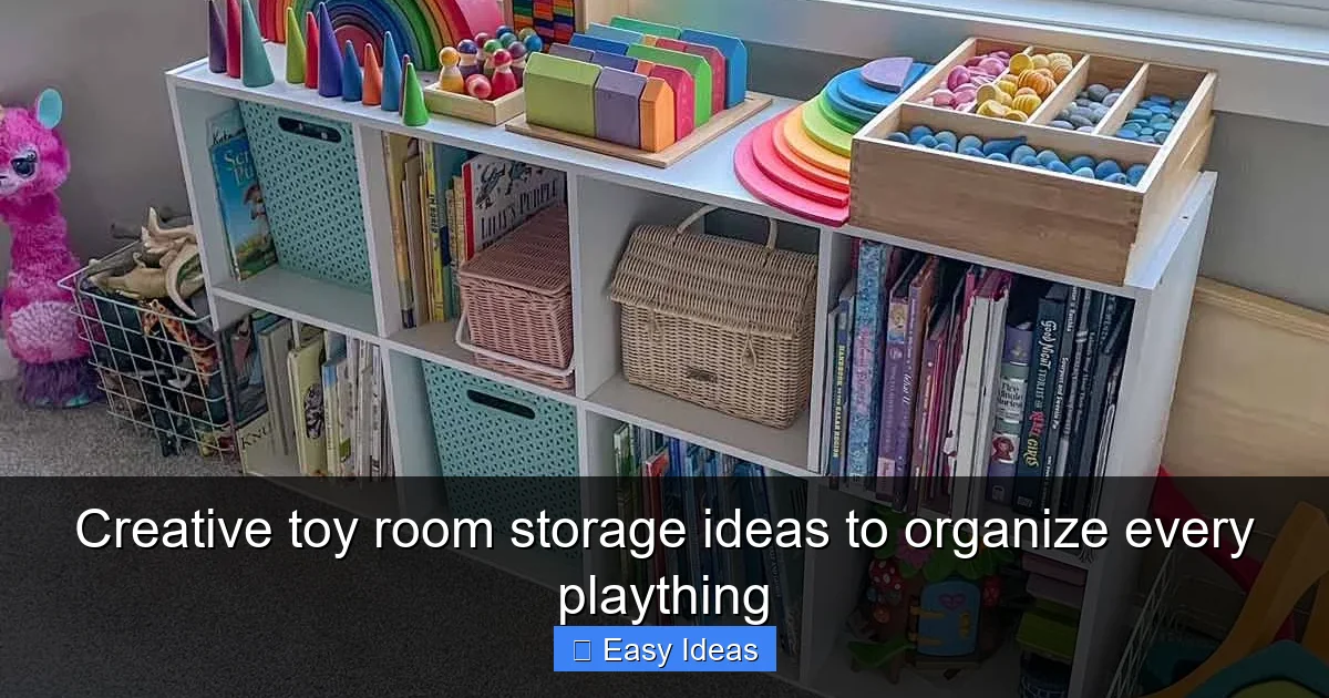 Creative toy room storage ideas to organize every plaything