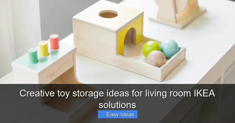 Creative toy storage ideas for living room IKEA solutions