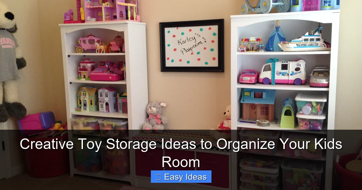 Creative Toy Storage Ideas to Organize Your Kids Room