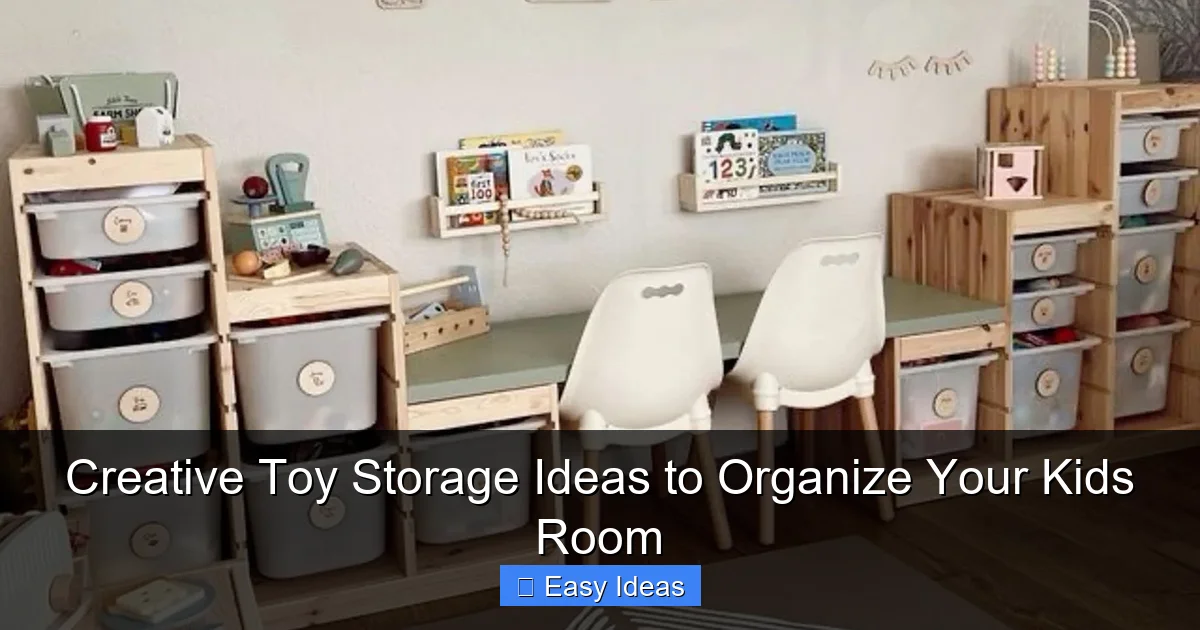 Creative Toy Storage Ideas to Organize Your Kids Room