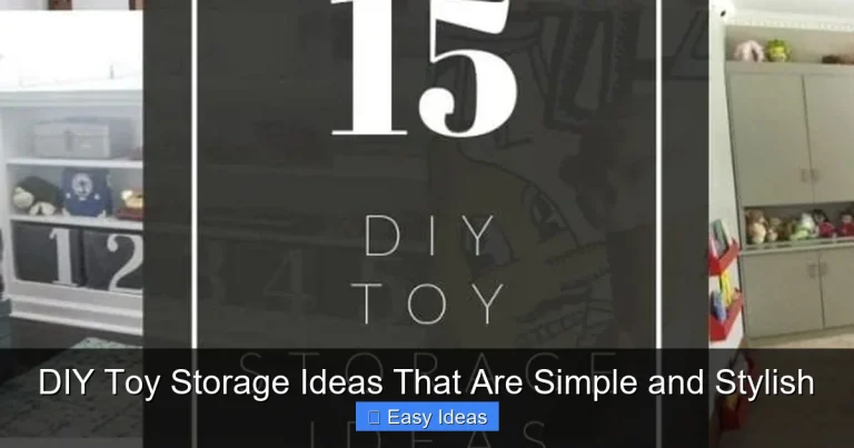 DIY Toy Storage Ideas That Are Simple and Stylish