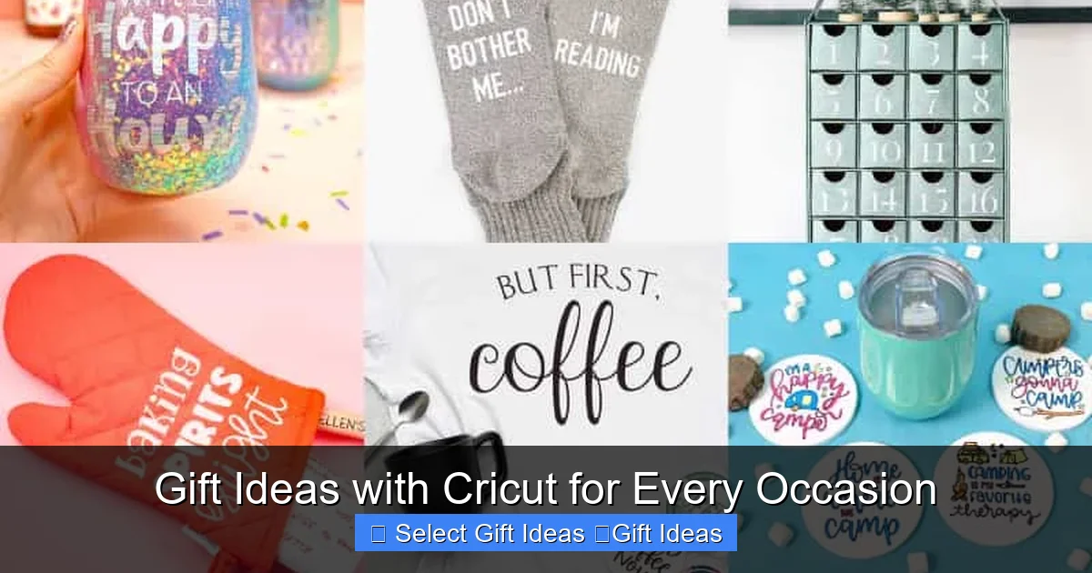 Gift Ideas with Cricut for Every Occasion