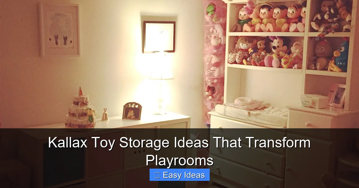Kallax Toy Storage Ideas That Transform Playrooms