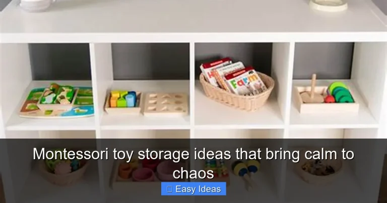Montessori toy storage ideas that bring calm to chaos