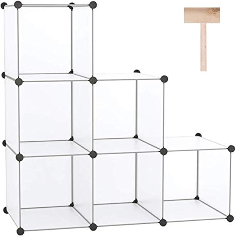 C&AHOME Cube Storage Organizer, 6-Cube Shelves Units, Closet Cabinet, 