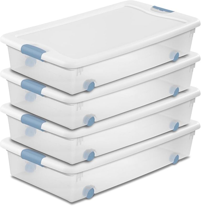 10 Best Plastic Under Bed Storage Boxes for Smart Organization