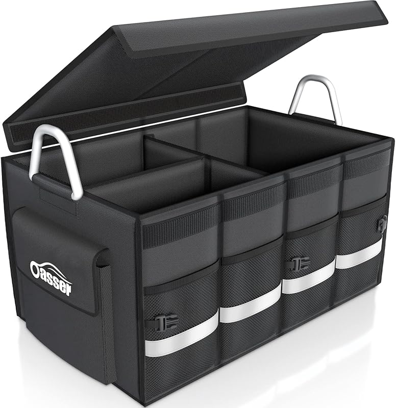 Oasser Trunk Organizer Cargo Organizer Trunk Storage Waterproof Collap