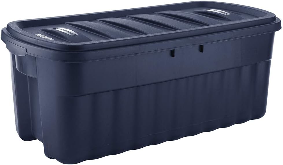 Rubbermaid 50 Gallon Roughneck️ Storage Tote Durable, Reusable, Plasti