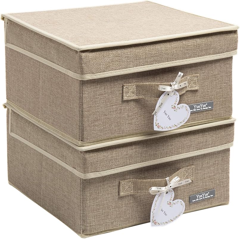YueYue Foldable Fabric Closet Organizer Bins Box Storage