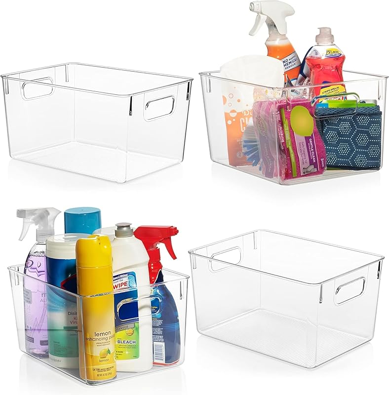 ClearSpace Clear Plastic Storage Bins – Pantry Organizers & Storage Co