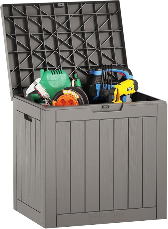 31 Gallon Waterproof Storage Box for Indoor and Outdoor Use, Lockable 