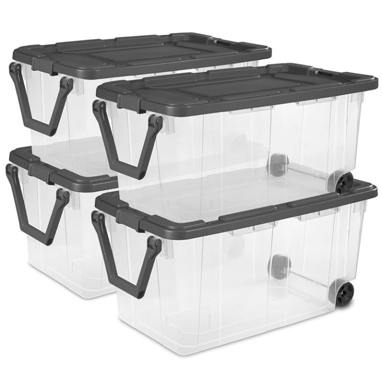 7 Best Clear Storage Bins With Wheels for Easy Organization