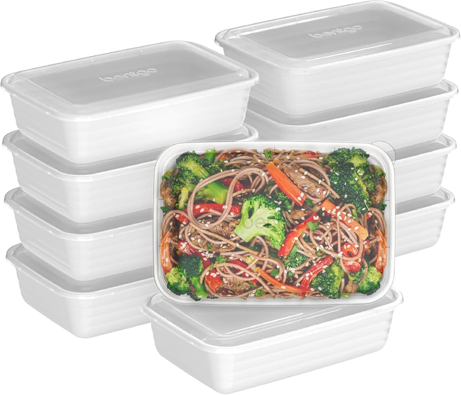 Bentgo 20-Piece Lightweight, Durable, Reusable BPA-Free 1-Compartment 