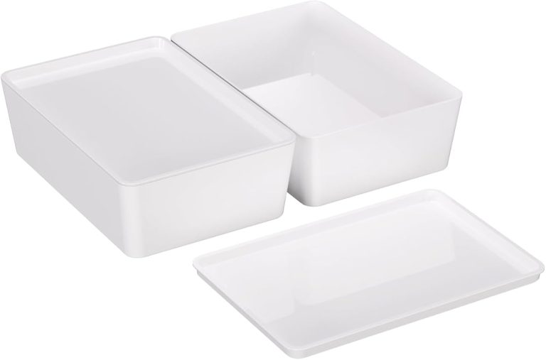 7 Best White Plastic Containers with Lids for Everyday Use