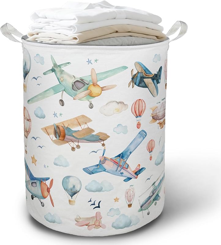 Foldable Kids Storage Basket for Toys, Books, and Clothes in Nursery o