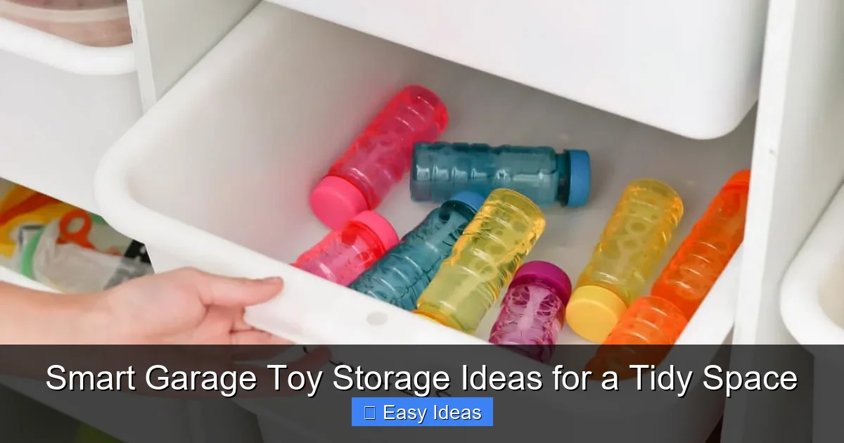 Smart Garage Toy Storage Ideas for a Tidy Space