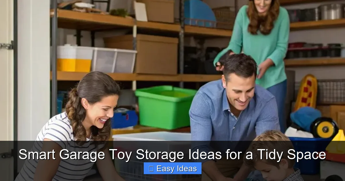 Smart Garage Toy Storage Ideas for a Tidy Space