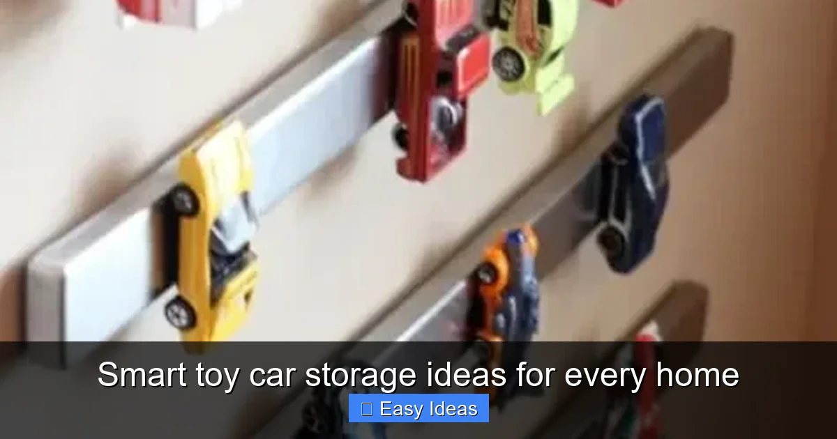 Smart toy car storage ideas for every home