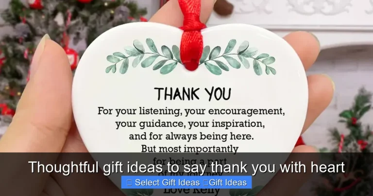 Thoughtful gift ideas to say thank you with heart