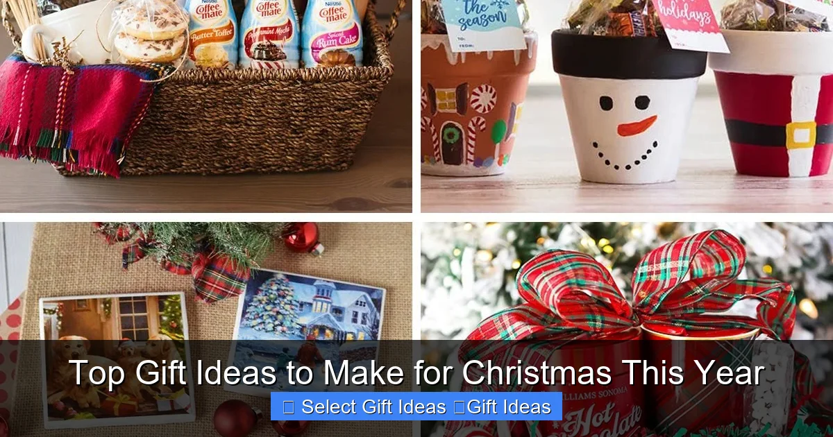 Top Gift Ideas to Make for Christmas This Year