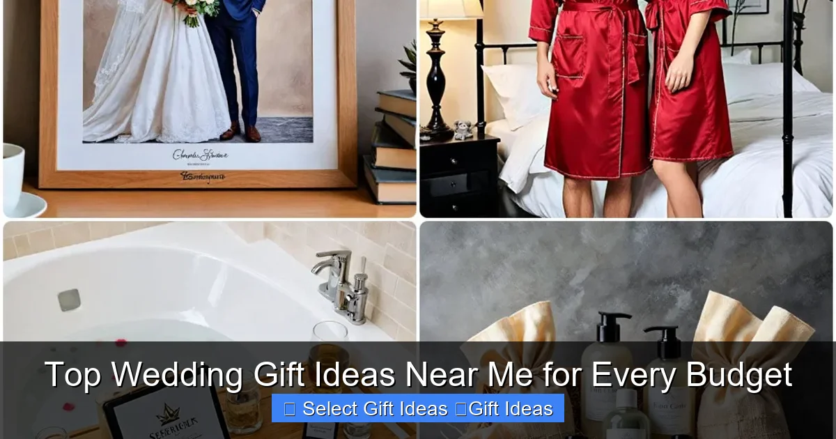 Top Wedding Gift Ideas Near Me for Every Budget