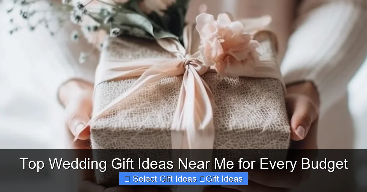Top Wedding Gift Ideas Near Me for Every Budget