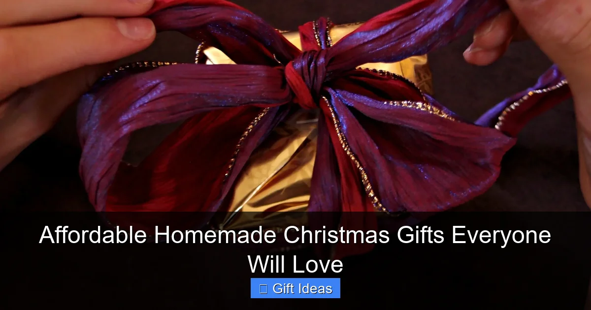 Affordable Homemade Christmas Gifts Everyone Will Love