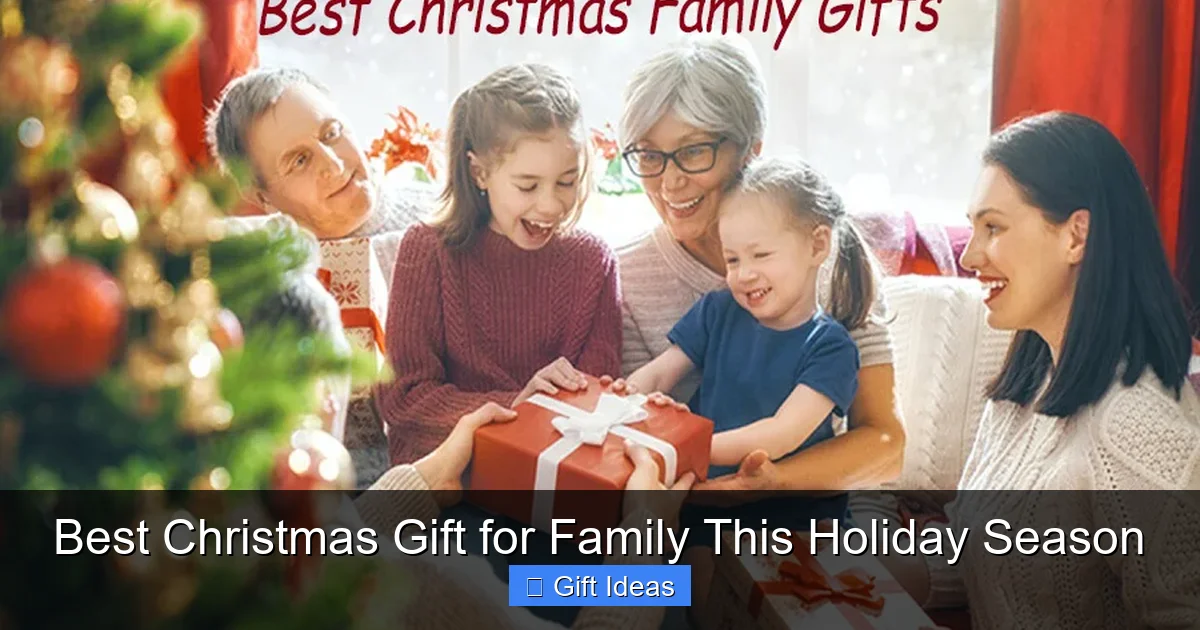 Best Christmas Gift for Family This Holiday Season