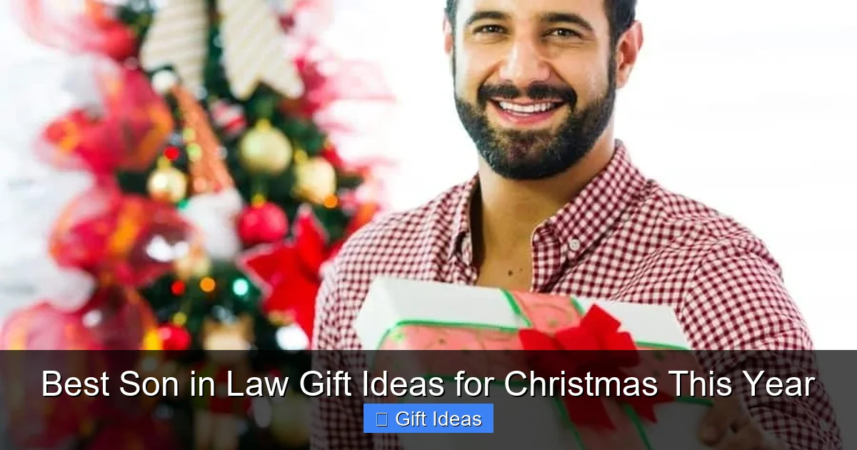 Best Son in Law Gift Ideas for Christmas This Year