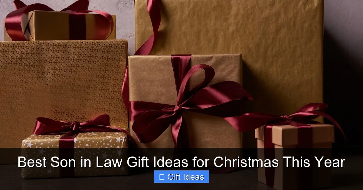 Best Son in Law Gift Ideas for Christmas This Year