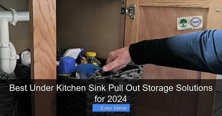 Best Under Kitchen Sink Pull Out Storage Solutions for 2024