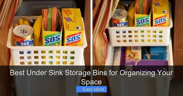 Best Under Sink Storage Bins for Organizing Your Space