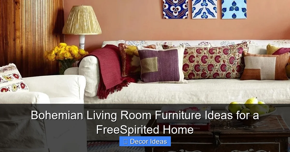 Bohemian Living Room Furniture Ideas for a FreeSpirited Home